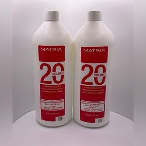 Matrix Cream Developer 20 Volume Socolor Color Sync X-Cov Logics ~Bundle of 2